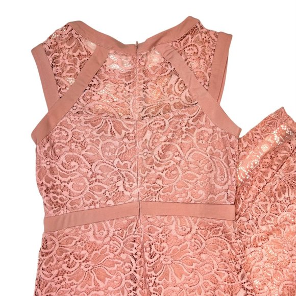 ENFOCUS STUDIO Mauve Lace Short Sleeve Maxi Dress (Size 8) - Picture 8 of 8